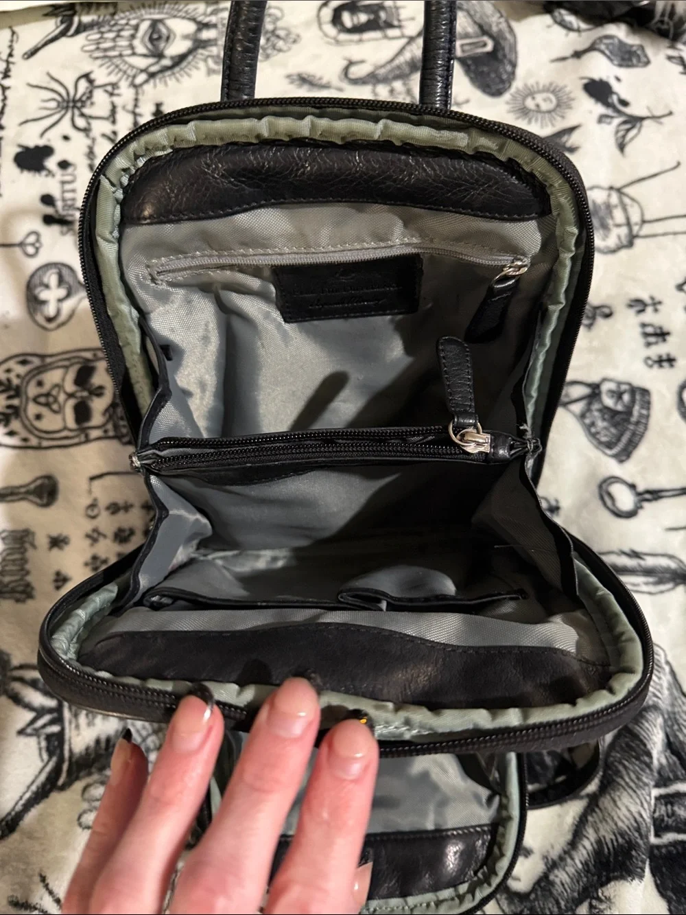 Osgoode Marley - Small Organizer Backpack - Black Leather